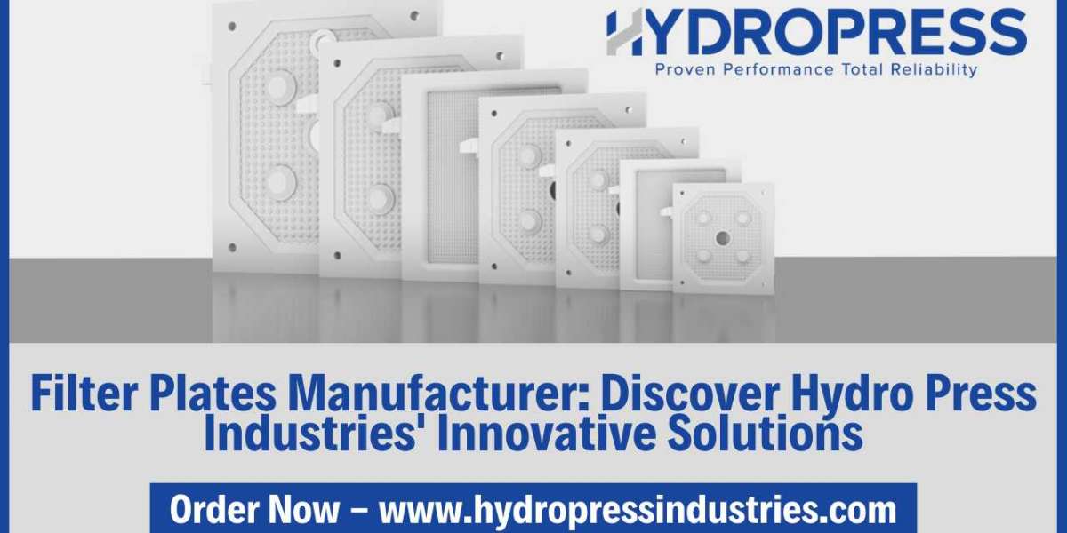 Filter Plates Manufacturer: Discover Hydro Press Industries' Innovative Solutions