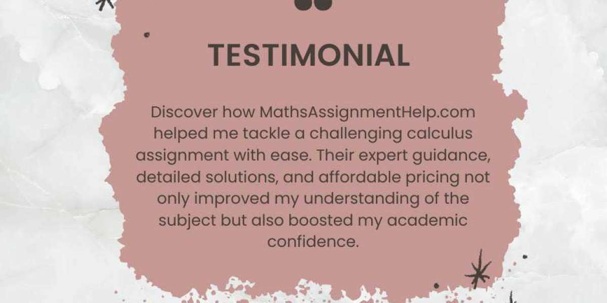 Achieving Math Assignment Excellence with MathsAssignmentHelp.com